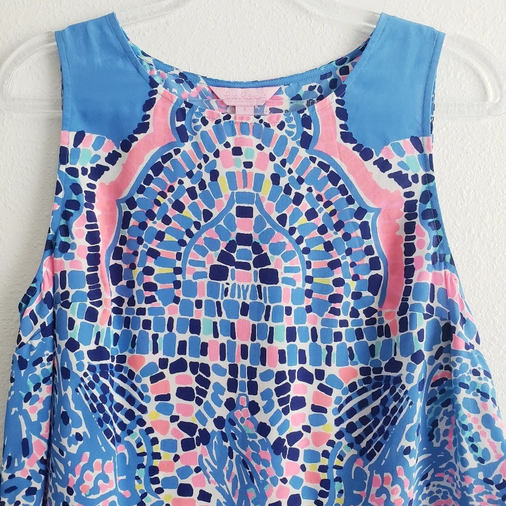 Lilly Pulitzer Zeta Sleeveless Tank Top - Picture 3 of 11
